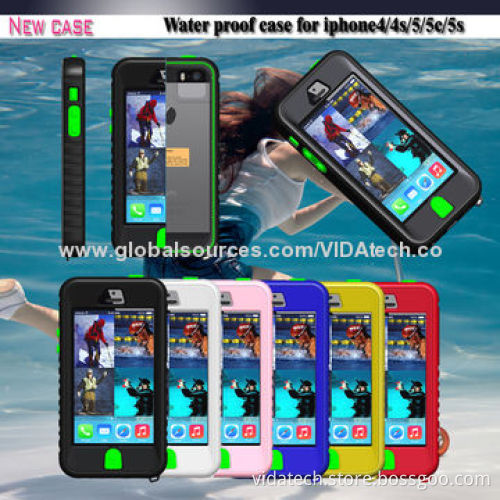 PC Silicone Waterproof/Shockproof/Dirt/Snow Proof Case Cover Case for iPhone 5 Manufacturer